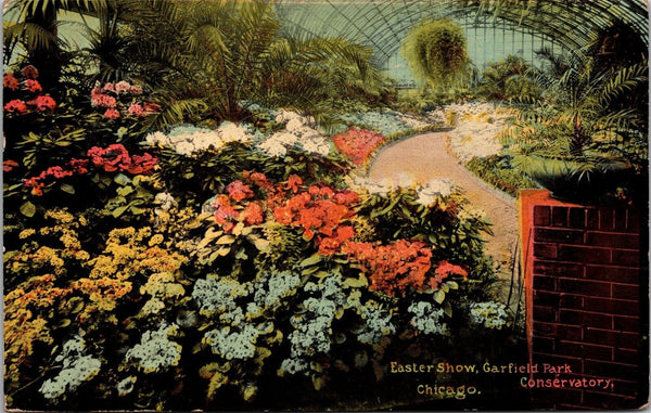 Easter Show Garfield Park Conservatory Chicago IL Postcard PC111