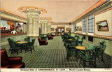 Reception Room of Anheuser-Busch St. Louis MO Postcard PC195