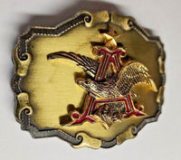 1981 Anheuser Busch Beer AB Eagle Belt Buckle PB157