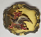 1981 Anheuser Busch Beer AB Eagle Belt Buckle PB157