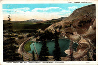 On the Denver and Salt Lake Railroad Moffat Road CO Postcard PC77