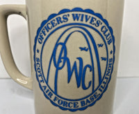 Vintage Scott Airforce Base IL Officers' Wives Club Mug