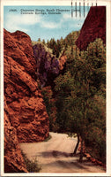 Cheyenne Gorge Cheyenne Canon Colorado Springs CO Postcard PC37