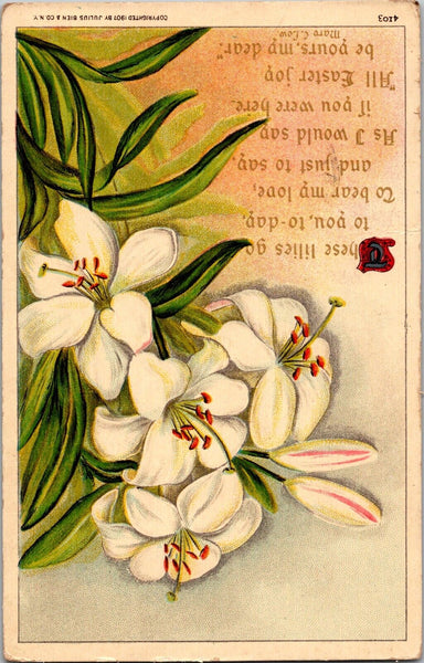 Easter Joy be Yours My Dear Postcard PC39