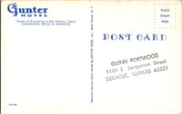 Gunter Hotel Center of Everything San Antonio TX Postcard PC37