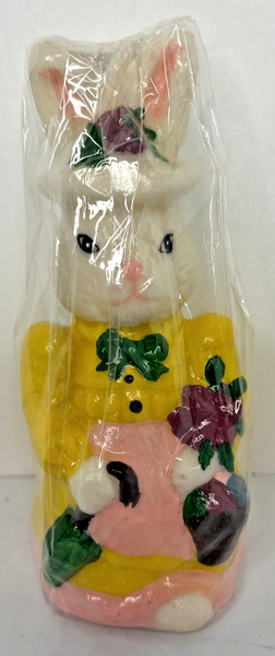 Vintage Easter Bunny Lady Candle New in Packaging 6" SKU H320