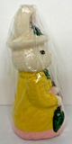 Vintage Easter Bunny Lady Candle New in Packaging 6" SKU H320