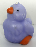 Vintage Springtime Easter Purple/Blue Duck Candle 2.75" SKU H333