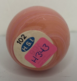 Vintage HSI Pink Swirl Easter Egg Candle 2.5" SKU H343