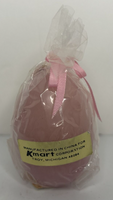 Vintage K-Mart Lilac Easter Egg Candle New in Packaging 2.5" SKU H348