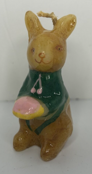 Vintage Decorative Easter Bunny Candle 2.5" SKU H350