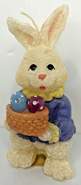 Vintage Decorative Easter Bunny Candle 5.5" SKU H325