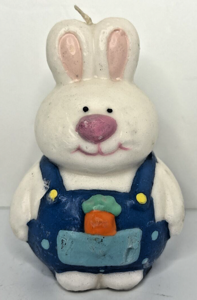 Vintage Easter Springtime Bunny Candle 4.5" SKU H327