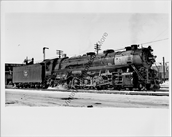 VTG 1930's Rock Island Railroad 5033 Steam Locomotive T1-31