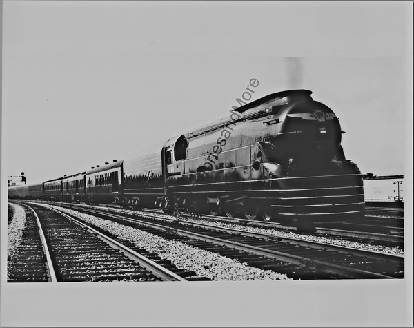 VTG 1938 Pennsylvania Railroad 3768 Steam Locomotive 8"x10 Real Photo T1-4