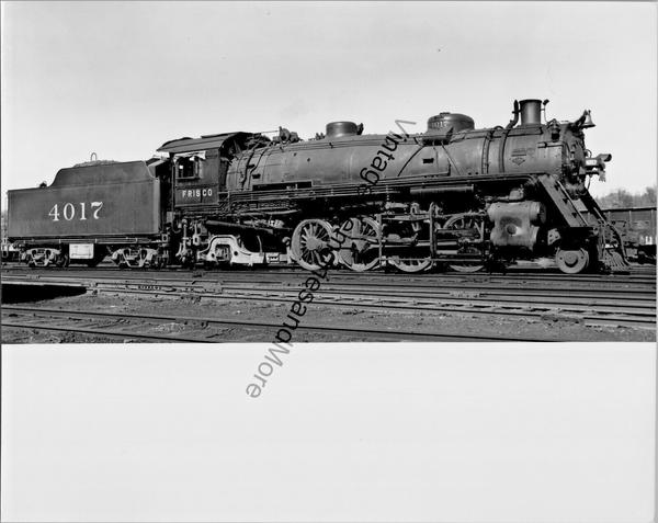 VTG 1936 Frisco SLSF 4017 Steam Locomotive St. Louis, MO 8 X 10 Real Photo T1-12