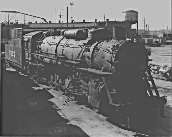 VTG 1936 Frisco SLSF 1527 Steam Locomotive St. Louis, MO 8 X 10 Real Photo T1-45