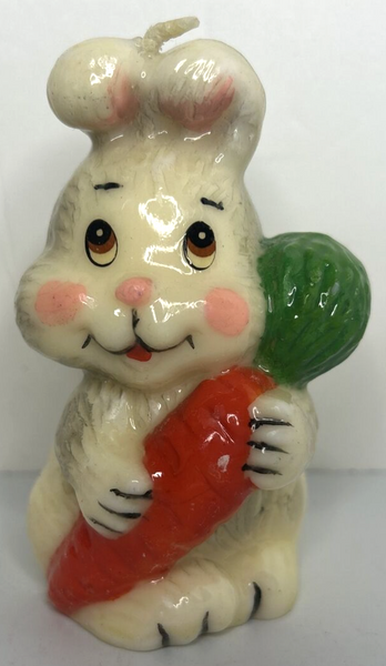 Vintage Decorative Easter Bunny Candle 4" SKU H430