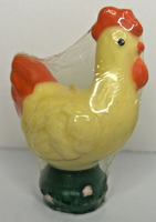 Vintage Rainbow Candle Spring Easter Hen Candle New in Packaging 4" SKU H417