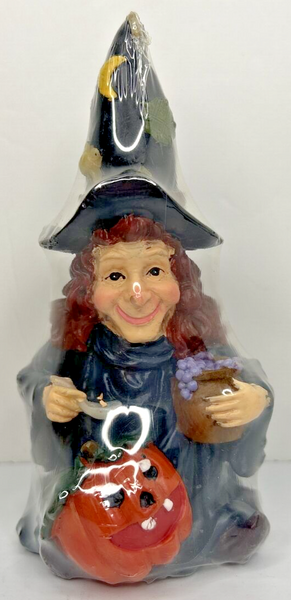 Vintage Halloween Witch Candle New in Packaging 5.5" SKU H451