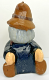 Vintage Sitting Witch Halloween Candle 4" SKU H452