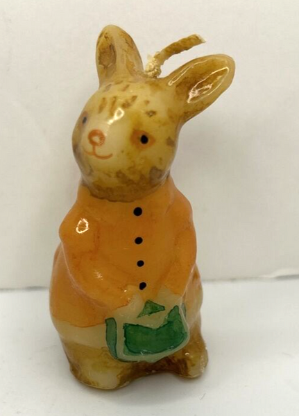 Vintage Easter Bunny Decorative Candle 2.25" SKU H393