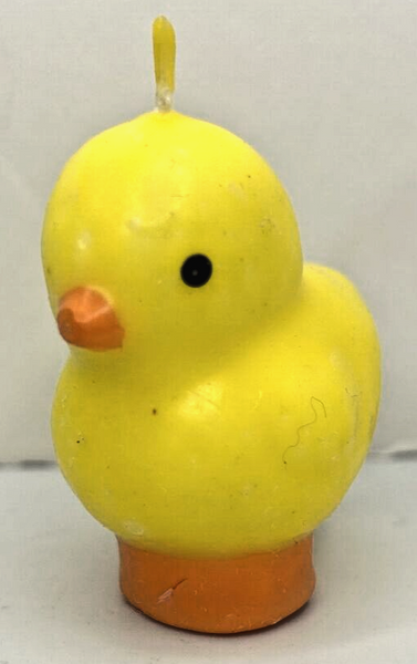 Vintage Easter Springtime Chick Candle 2" SKU H388