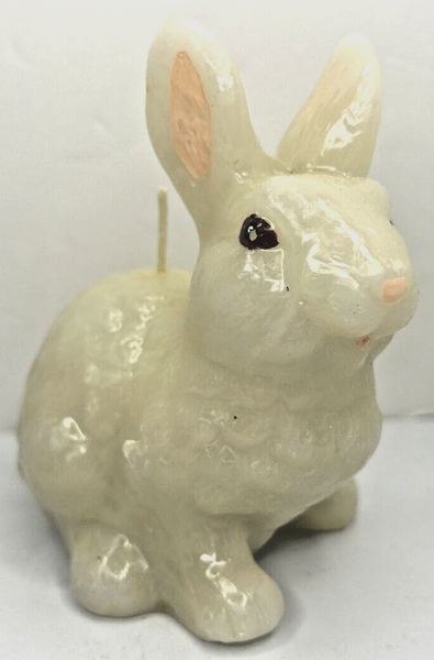 Vintage Easter Springtime Bunny Decorative Candle 4.5" SKU H351