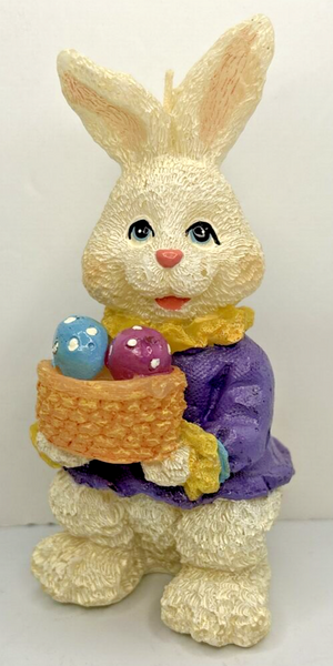 Vintage Decorative Easter Bunny Candle 6" SKU H377