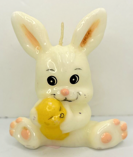 Vintage Russ Easter Cuties Bunny Candle 3" SKU H382