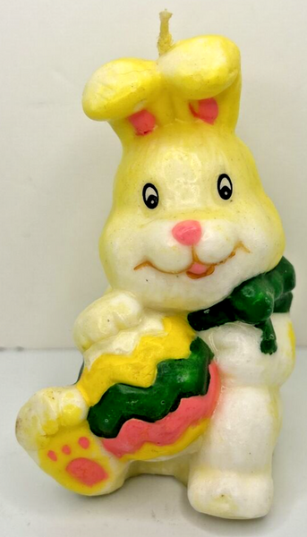 Vintage Decorative Easter Bunny Candle 4" SKU H372