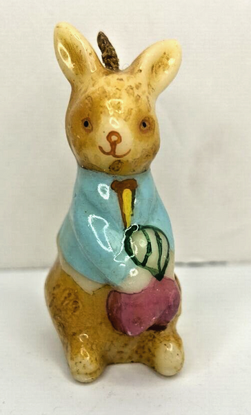 Vintage Decorative Easter Bunny Candle 2.5" SKU H395