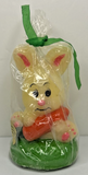 Vintage K-Mart Easter Bunny Candle New in Packaging 3.5" SKU H365