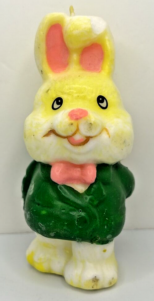 Vintage Decorative Easter Rabbit Candle 4" SKU H373