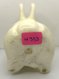 Vintage Springtime Easter Rabbit Candle 4" SKU H353