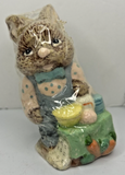 Vintage Easter Bunny Decorative Candle New in Packaging 4" SKU H368