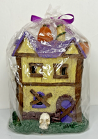 Vintage Candles by Akcents Halloween House Candle New in Packaging 6" SKU H462