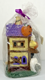 Vintage Candles by Akcents Halloween House Candle New in Packaging 6" SKU H462