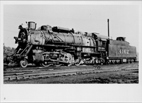 Vtg Frisco St. Louis - San Francisco Railway 4162 Steam Locomotive Photo T2-83