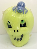 Vintage American Greetings Halloween Skull Candle New in Packaging 3" SKU H490