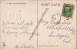 To Dear Father Vintage 1900's Gold Detail Postcard PC212