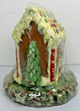 Vintage Wal-Mart Gingerbread House Candle New in Packaging 3.5" x 4" SKU H670