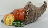 Vintage Thanksgiving Cornucopia Candle New in Packaging 6" x 3.5" SKU H686