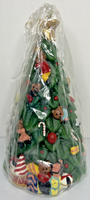 Vintage Garden Ridge Christmas Tree Candle New in Packaging 7" SKU H626