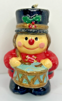 Vintage Christmas Toy Soldier Candle 3" SKU H637