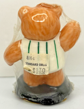 Vintage Christmas Bear Decorative Candle New in Packaging 3" SKU H608