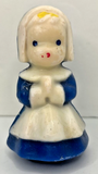 Vintage Gurley Pilgrim Girl Candle 3" SKU H606