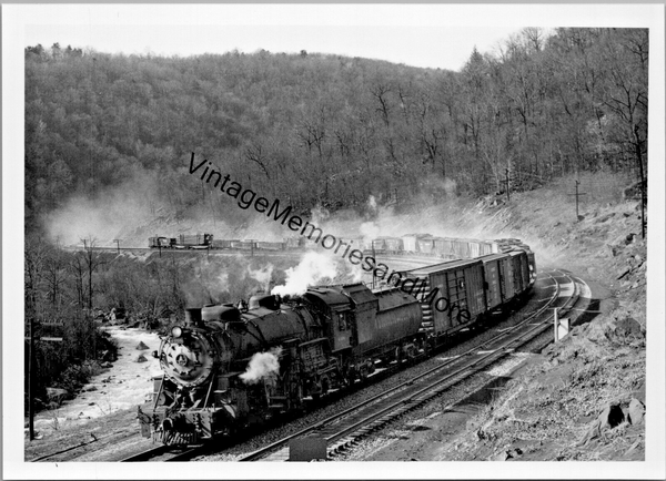 Vtg Baltimore & Ohio Railroad B&O 4465 Steam Locomotive 5"X7" Real Photo T2-182