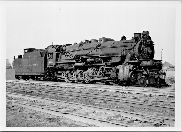 Vintage Pennsylvania Railroad PR - 4256 Steam Locomotive 5"X7" Real Photo T2-151
