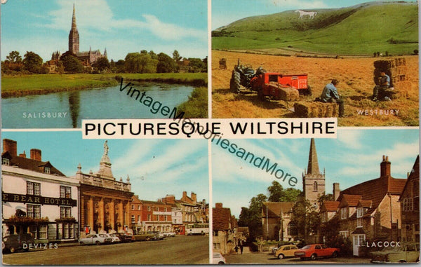 Picturesque Wiltshire UK Postcard PC213